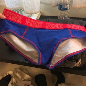 PINK red white and blue undies